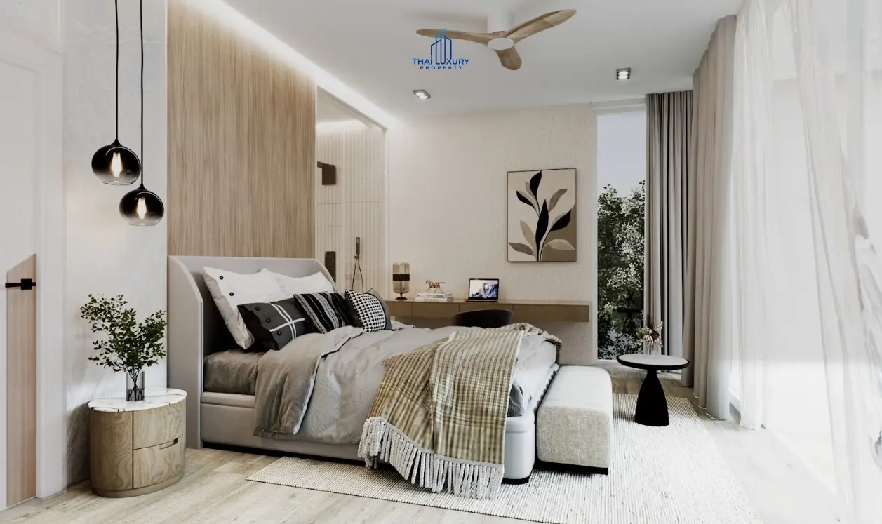 Luxury 2-Storey 4 Bedrooms Villa with Private Swimming Pool for Sale at Villa Samata Pranburi