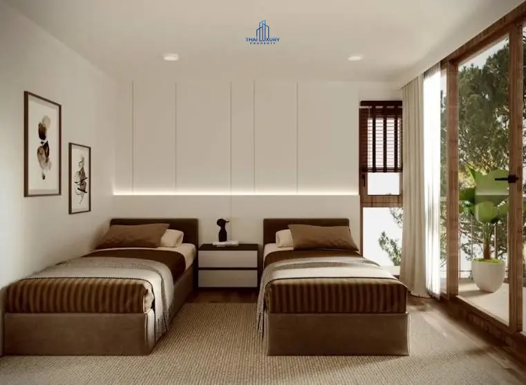 วิลล่าสระว่ายน้ำสุดหรู 3 ห้องนอน ริมทะเล ที่ Pran A Luxe ปราณบุรี