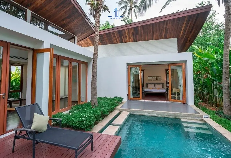 วิลล่าสระว่ายน้ำสุดหรู 3 ห้องนอน ริมทะเล ที่ Pran A Luxe ปราณบุรี