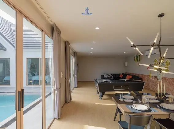 ขายวิลล่าสระว่ายน้ำสไตล์นอร์ดิกใหม่เอี่ยม 5 ห้องนอน สำหรับขาย ที่ TALAYCATION หัวหิน – ปราณบุรี
