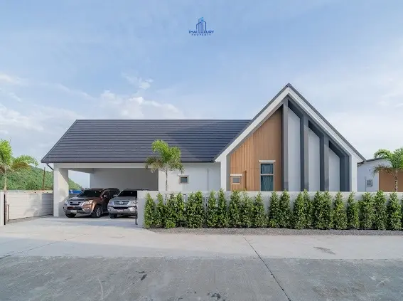ขายวิลล่าสระว่ายน้ำสไตล์นอร์ดิกใหม่เอี่ยม 5 ห้องนอน สำหรับขาย ที่ TALAYCATION หัวหิน – ปราณบุรี
