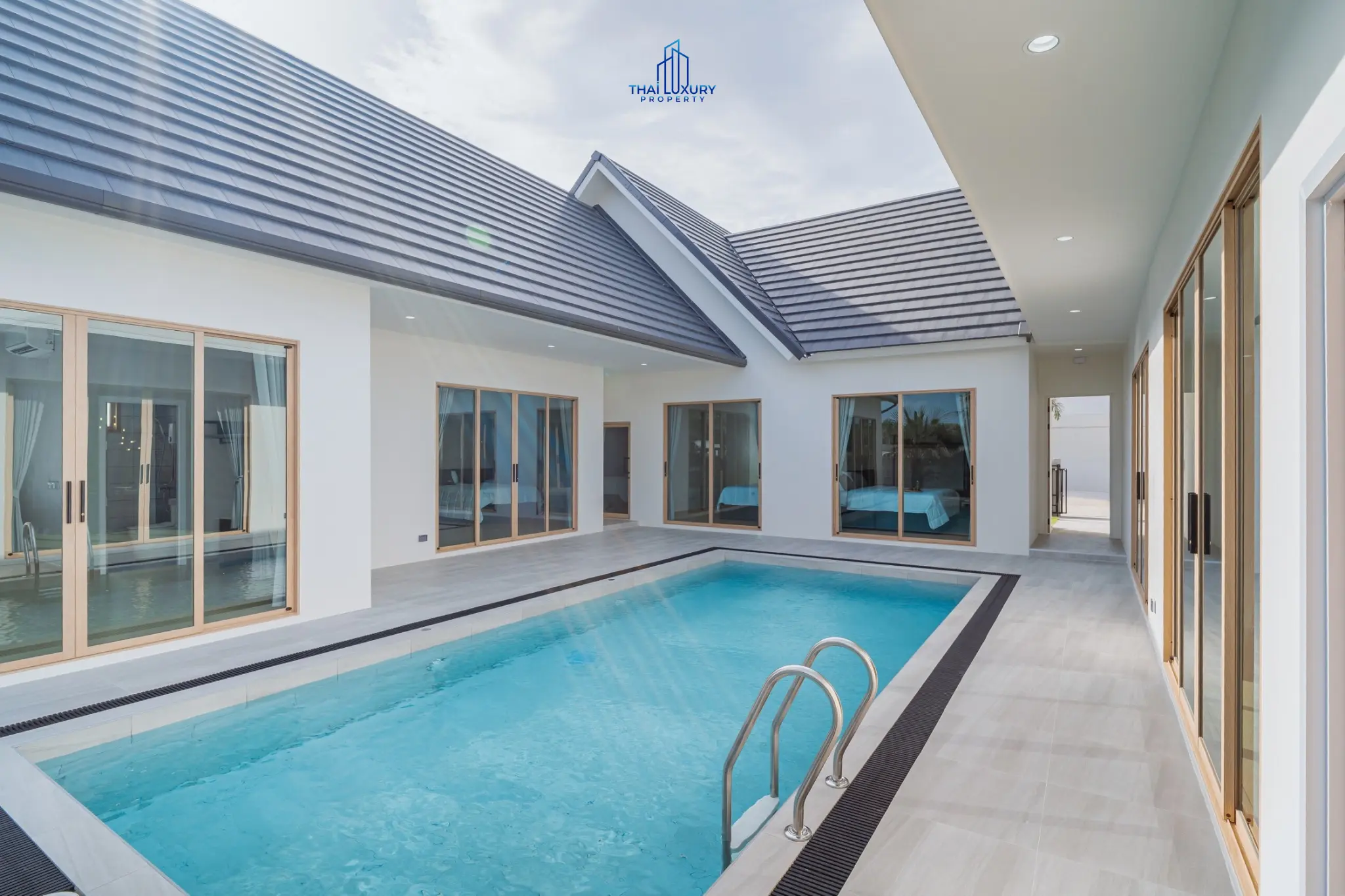 ขายวิลล่าสระว่ายน้ำสไตล์นอร์ดิกใหม่เอี่ยม 5 ห้องนอน สำหรับขาย ที่ TALAYCATION หัวหิน – ปราณบุรี