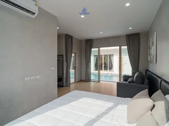 ขายวิลล่าสระว่ายน้ำสไตล์นอร์ดิกใหม่เอี่ยม 5 ห้องนอน สำหรับขาย ที่ TALAYCATION หัวหิน – ปราณบุรี