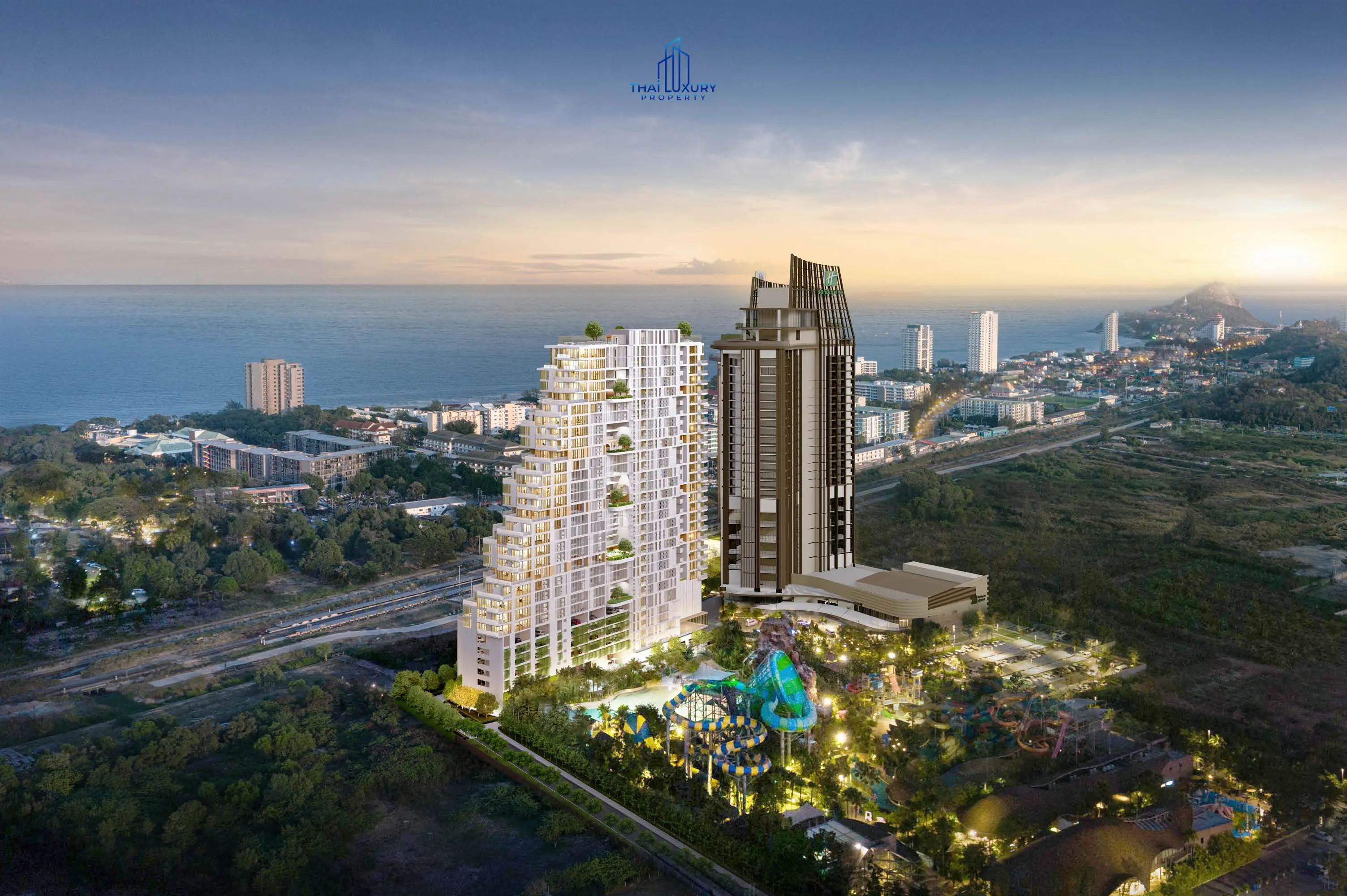คอนโดหรูใหม่เอี่ยม 1 ห้องนอน เห็นวิวทะเล ที่ VEHHA HUA HIN