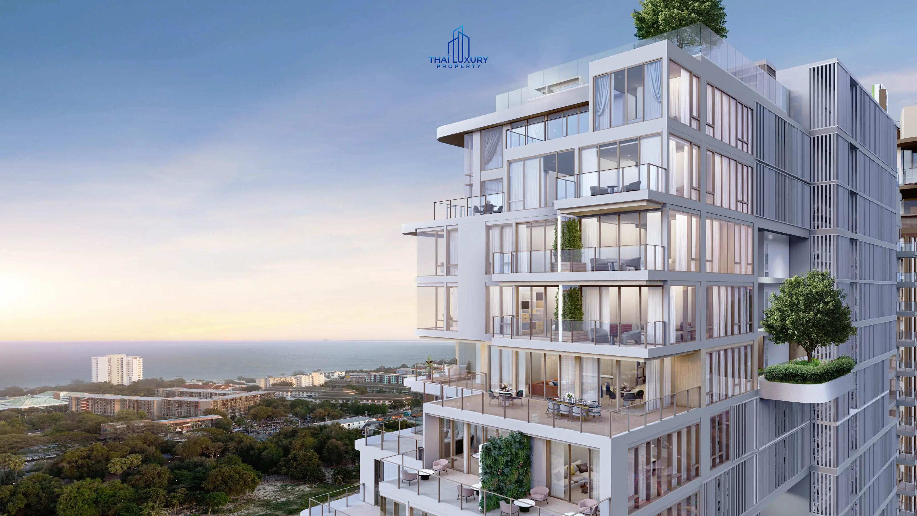 คอนโดหรูใหม่เอี่ยม 1 ห้องนอน เห็นวิวทะเล ที่ VEHHA HUA HIN