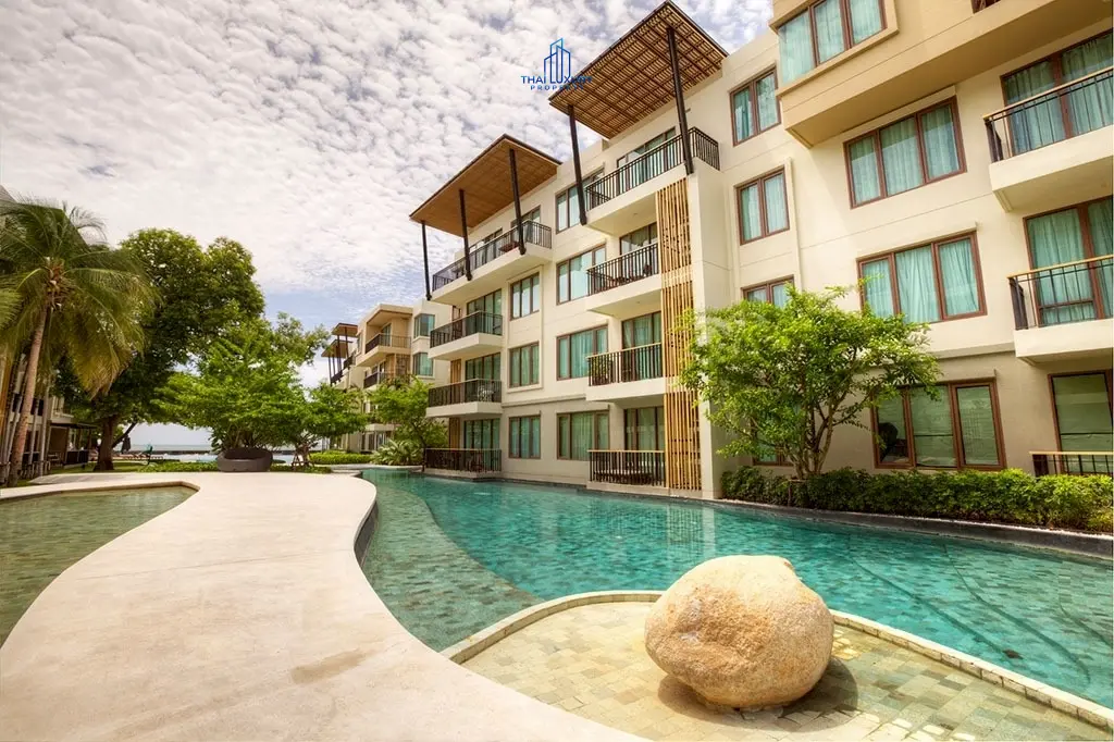 คอนโดริมทะเล 1 ห้องนอน ที่บ้านแสนสุข หัวหิน สำหรับขาย