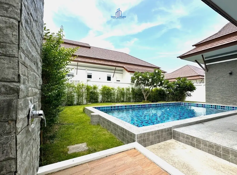 วิลล่าสระว่ายน้ำ 3 ห้องนอนสุดสวย ที่ Plumeria Pool Villa หัวหิน - ชะอำ