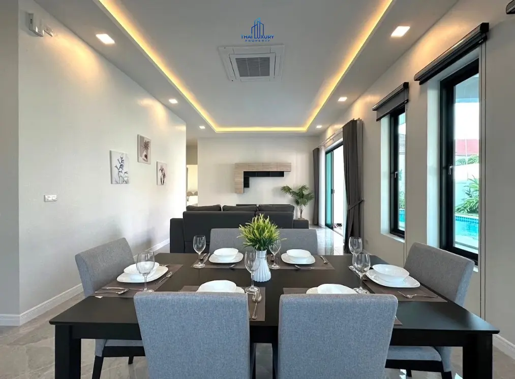 วิลล่าสระว่ายน้ำ 3 ห้องนอนสุดสวย ที่ Plumeria Pool Villa หัวหิน - ชะอำ