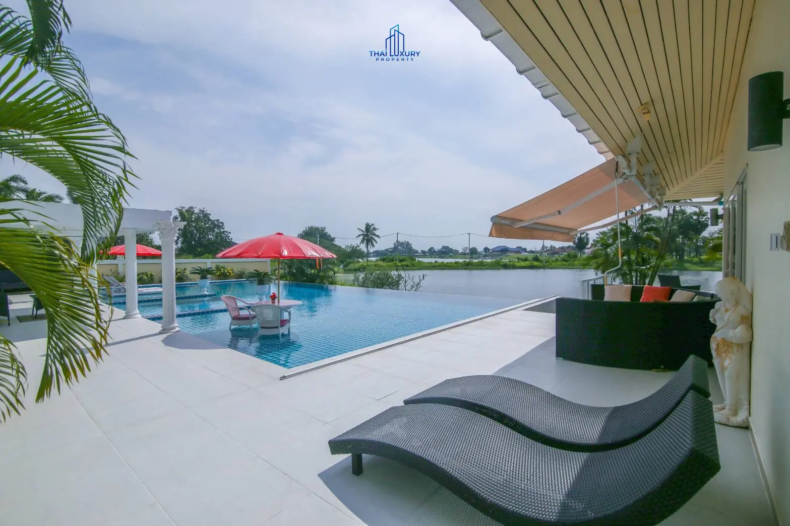 วิลล่าหรู 4 ห้องนอน พร้อมสระว่ายน้ำส่วนตัว ที่ Palm Hills Golf Course ชะอำ – หัวหิน