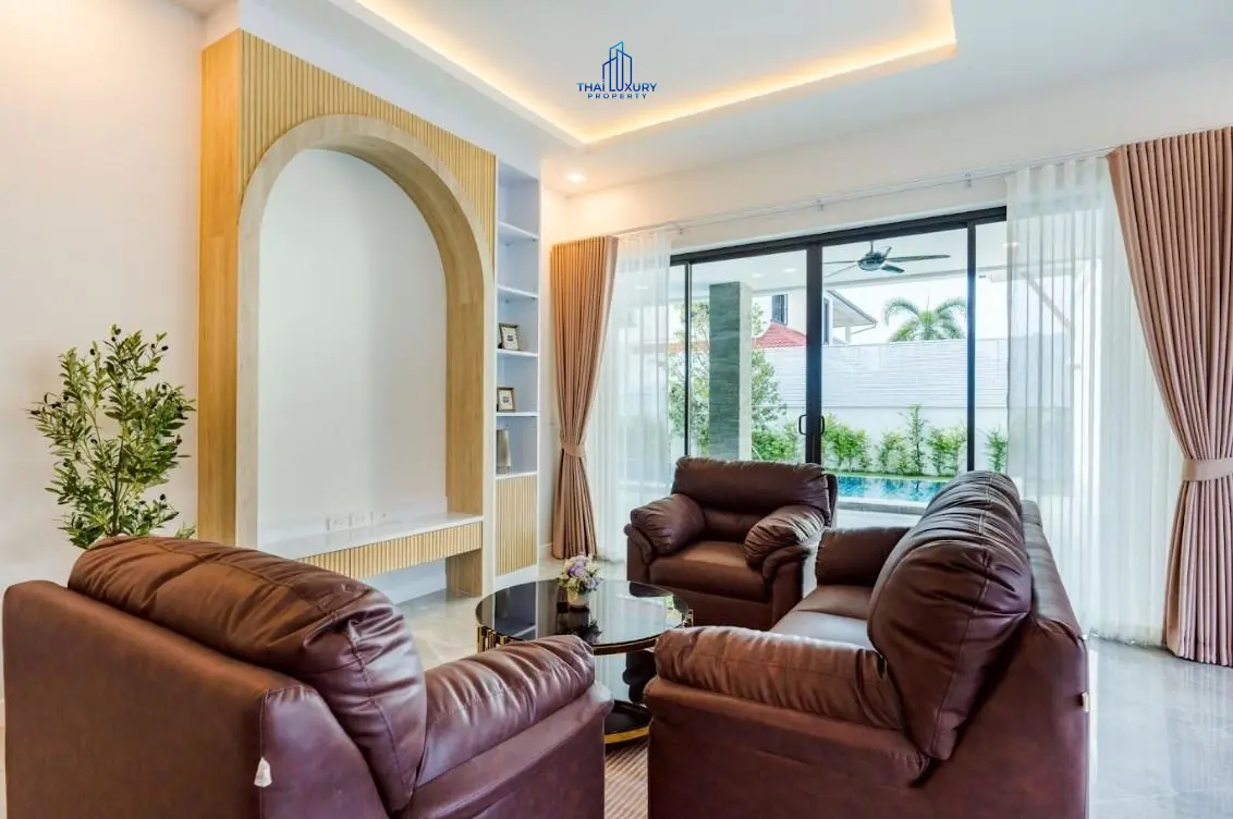 วิลล่าสระว่ายน้ำสุดหรู 3 ห้องนอนสุดสวย ที่ Plumeria Pool Villa หัวหิน - ชะอำ
