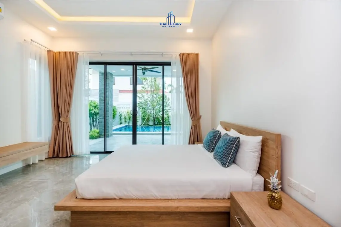 วิลล่าสระว่ายน้ำสุดหรู 3 ห้องนอนสุดสวย ที่ Plumeria Pool Villa หัวหิน - ชะอำ