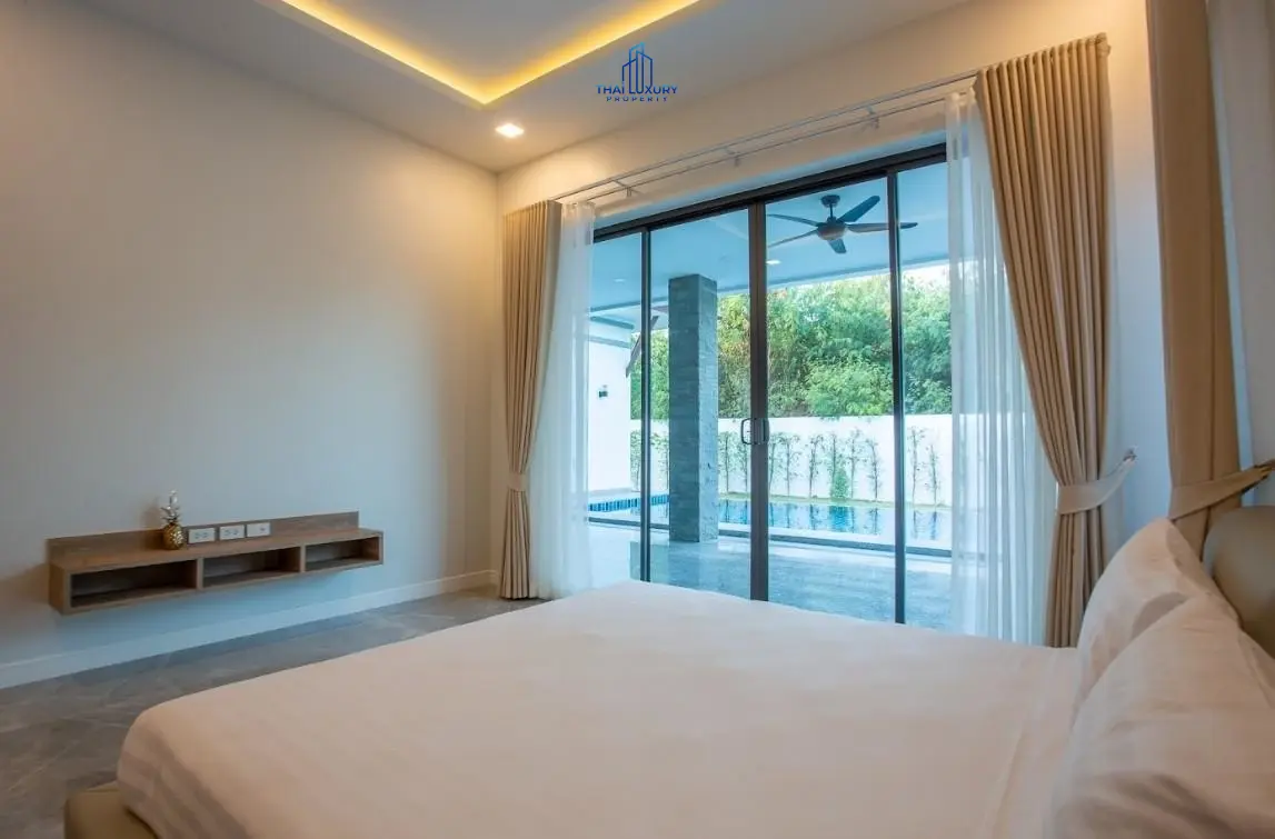 วิลล่าสระว่ายน้ำสุดหรู 3 ห้องนอนสุดสวย ที่ Plumeria Pool Villa หัวหิน - ชะอำ