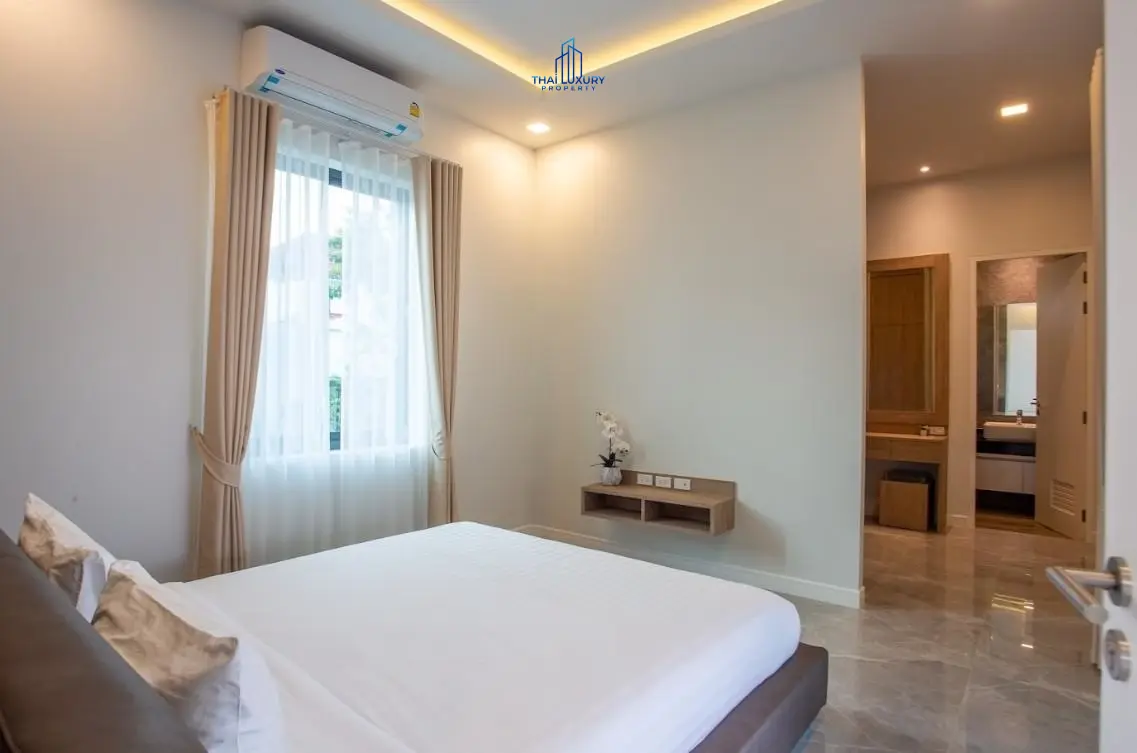 วิลล่าสระว่ายน้ำสุดหรู 3 ห้องนอนสุดสวย ที่ Plumeria Pool Villa หัวหิน - ชะอำ