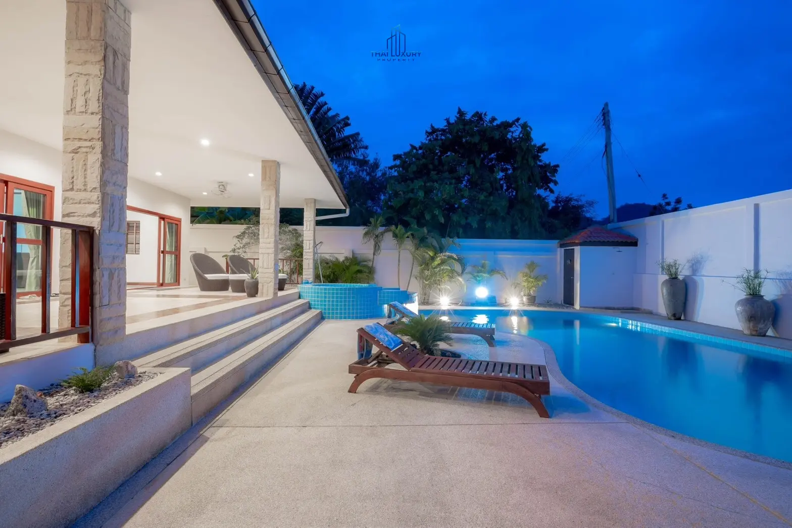 วิลล่าสระว่ายน้ำสไตล์โมเดิร์น 3 ห้องนอน ที่ Golf Village หัวหิน – ขาย