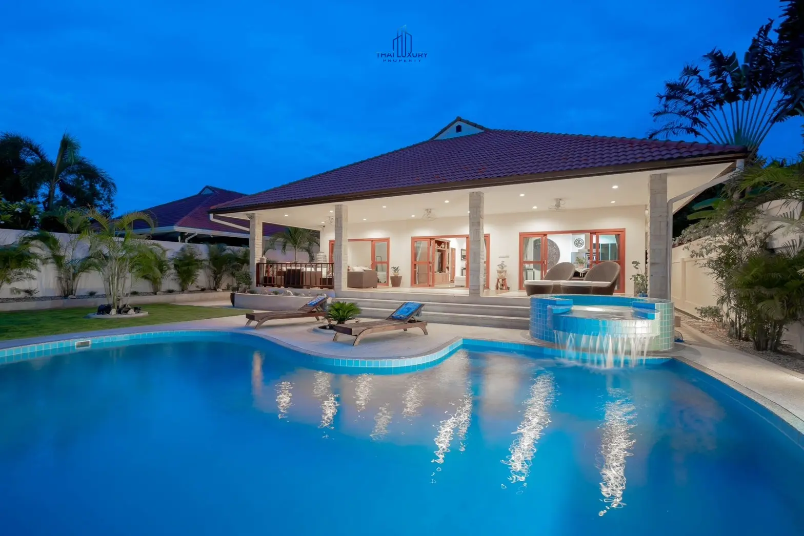 วิลล่าสระว่ายน้ำสไตล์โมเดิร์น 3 ห้องนอน ที่ Golf Village หัวหิน – ขาย
