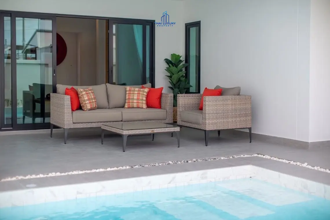 ขายวิลล่าสระว่ายน้ำ 3 ห้องนอนสุดหรู ที่ Chada Homes ซอย 112