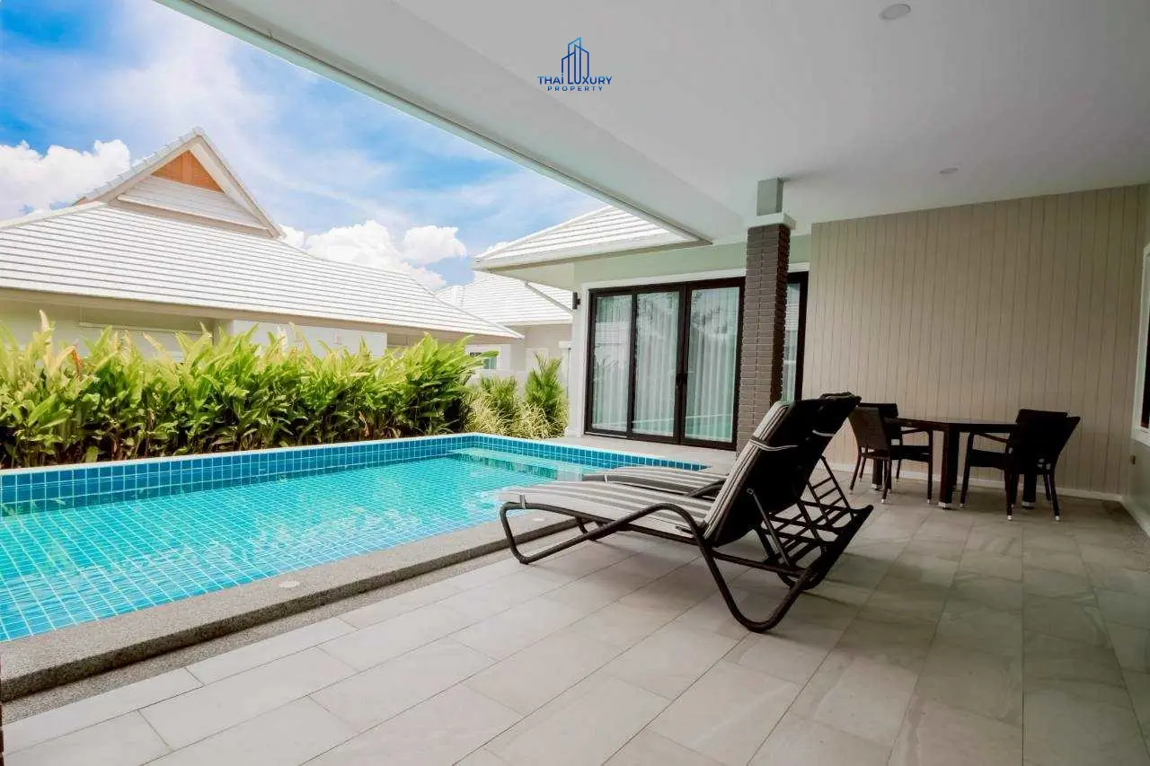 วิลล่าสระว่ายน้ำสุดหรู 3 ห้องนอน สำหรับขาย ที่ Emerald Valley หัวหิน