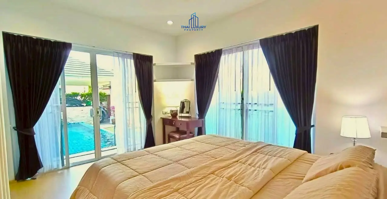 วิลล่าสระว่ายน้ำสวย 3 ห้องนอน ที่โครงการ La Sierra หัวหิน ซอย 102