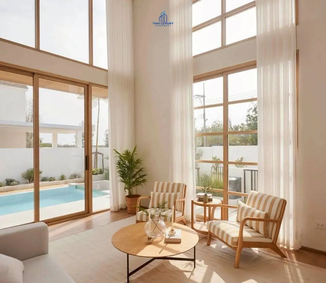 บ้านสวยอบอุ่น 3 ห้องนอน ที่ CHAUM HAUS ชะอำ – หัวหิน