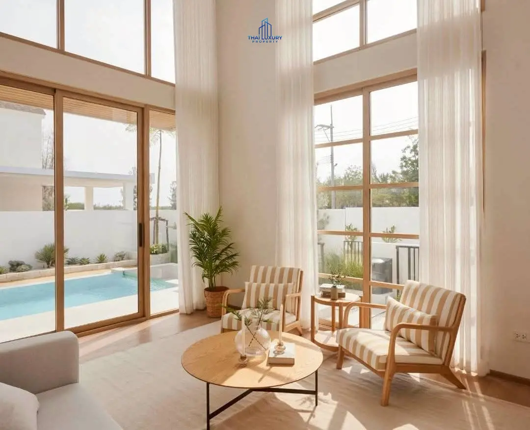 บ้านสวยอบอุ่น 3 ห้องนอน ที่ CHAUM HAUS ชะอำ – หัวหิน