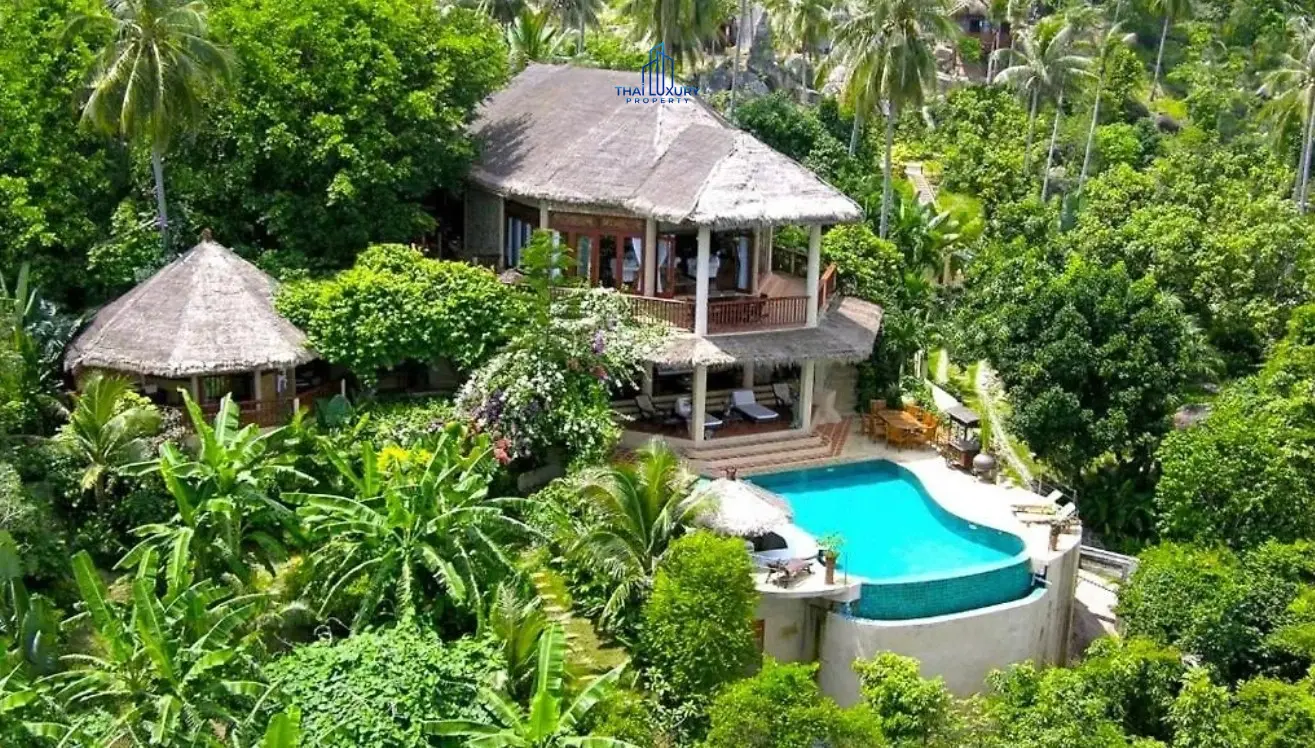 วิลล่าสไตล์ฟิวชันบาหลี-ไทย-เอเชีย 2 ชั้น ที่มีเอกลักษณ์ ณ Eden Rock Villa Hotel เกาะสมุย