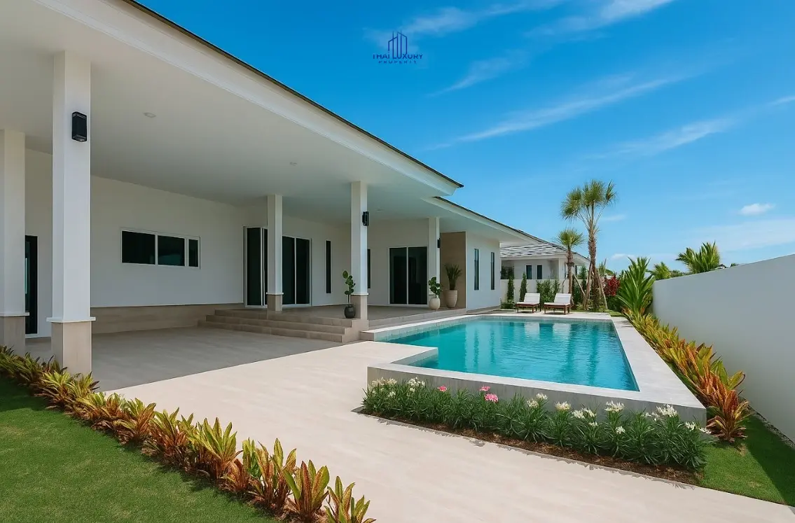 วิลล่าสวย 3 ห้องนอน พร้อมสระว่ายน้ำ ที่ CoCo Hua Hin 88 สำหรับขาย