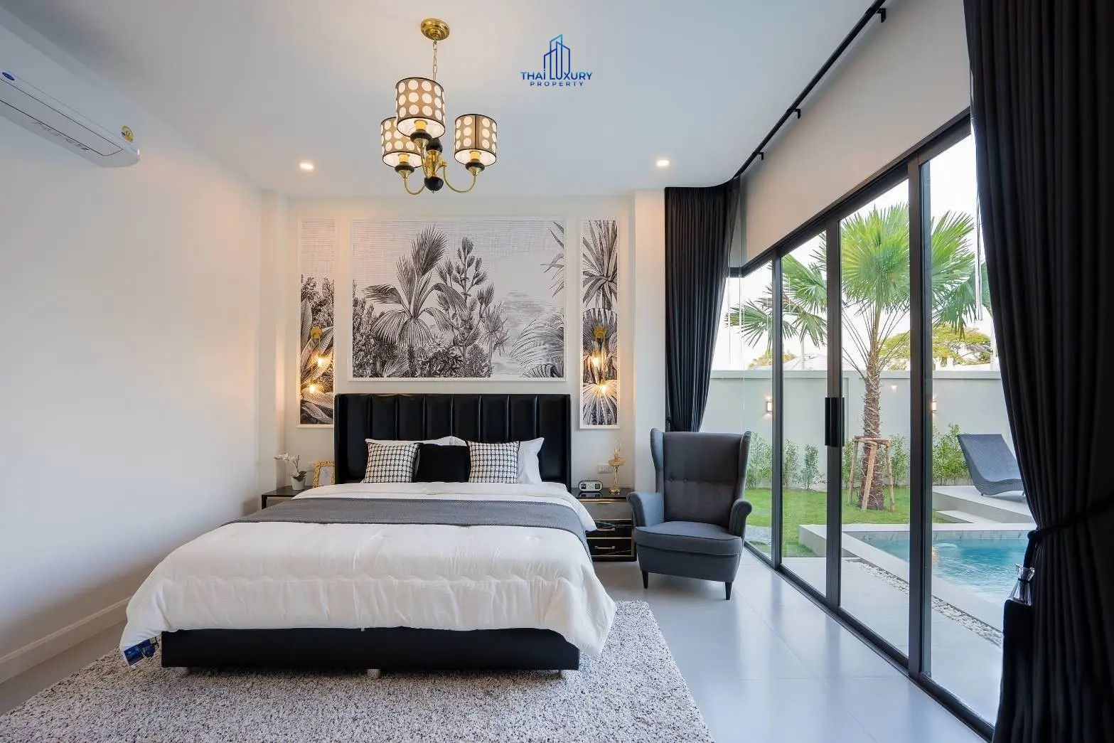 ขายบ้านวิลล่าหรูสมัยใหม่ 3 ห้องนอน พร้อมสระว่ายน้ำ ที่ Oxygen Hua Hin