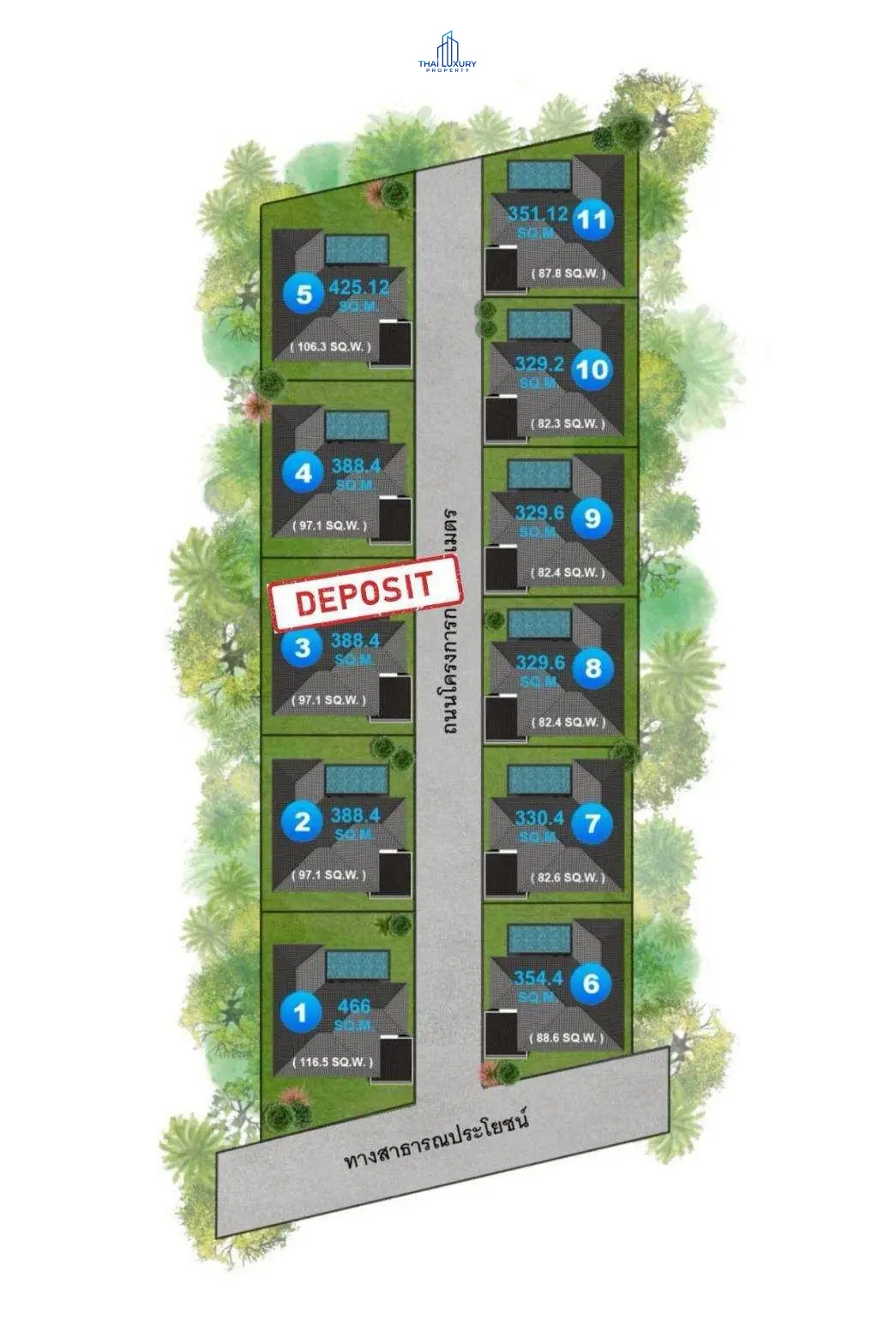 ขายบ้านวิลล่าหรูสมัยใหม่ 3 ห้องนอน พร้อมสระว่ายน้ำ ที่ Oxygen Hua Hin