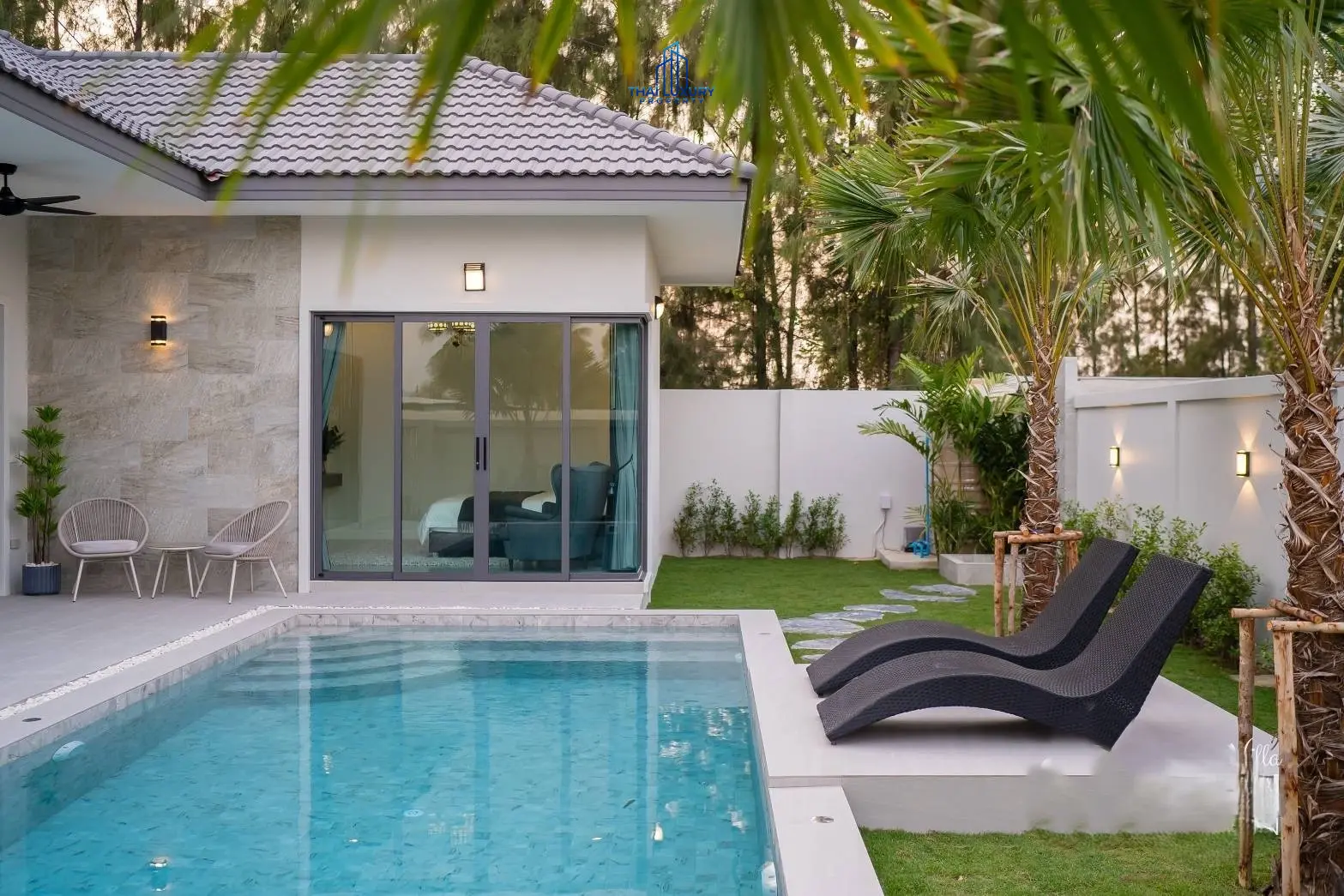 ขายบ้านวิลล่าหรูสมัยใหม่ 3 ห้องนอน พร้อมสระว่ายน้ำ ที่ Oxygen Hua Hin