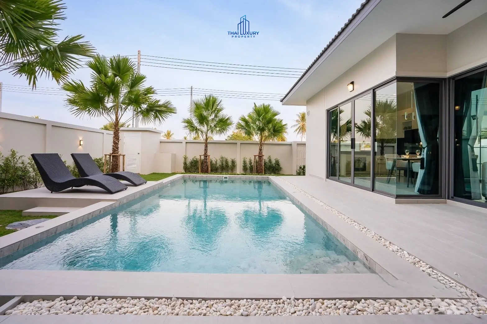 ขายบ้านวิลล่าหรูสมัยใหม่ 3 ห้องนอน พร้อมสระว่ายน้ำ ที่ Oxygen Hua Hin