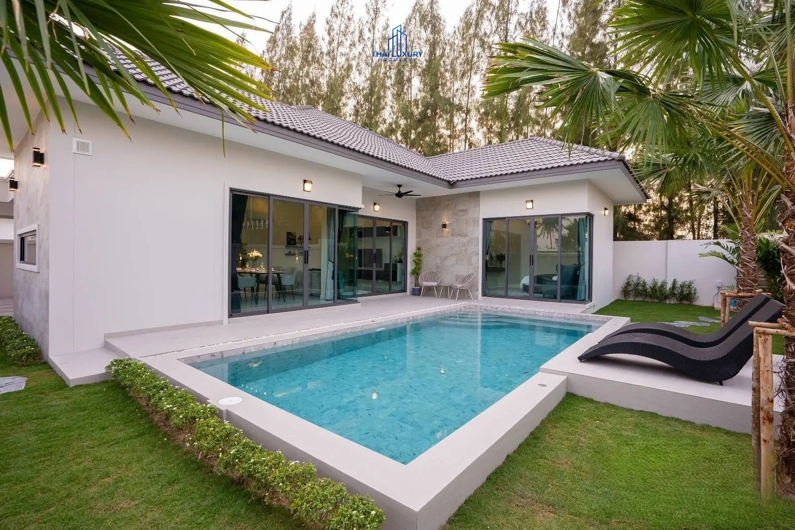 ขายบ้านวิลล่าหรูสมัยใหม่ 3 ห้องนอน พร้อมสระว่ายน้ำ ที่ Oxygen Hua Hin