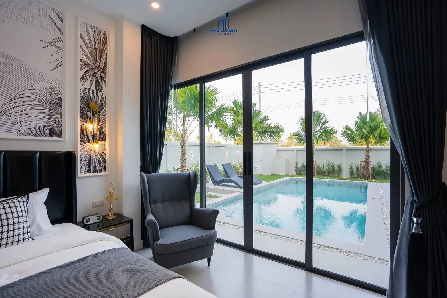 ขายบ้านวิลล่าหรูสมัยใหม่ 3 ห้องนอน พร้อมสระว่ายน้ำ ที่ Oxygen Hua Hin