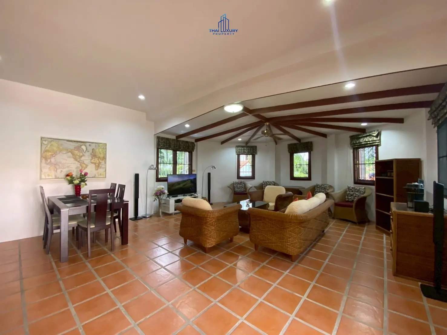 บ้านวิลล่าสวย 3 ห้องนอน พร้อมสระว่ายน้ำ ให้เช่า ที่ Summerland Hua Hin ซอย 56