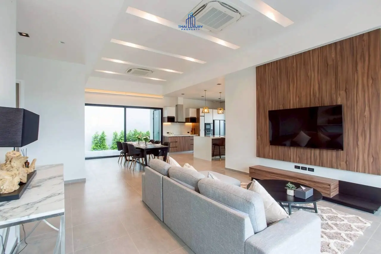 วิลล่าหรูสไตล์โมเดิร์น 3 ห้องนอน พร้อมสระว่ายน้ำ ที่ Sivana Hills Villas หัวหิน สำหรับเช่า