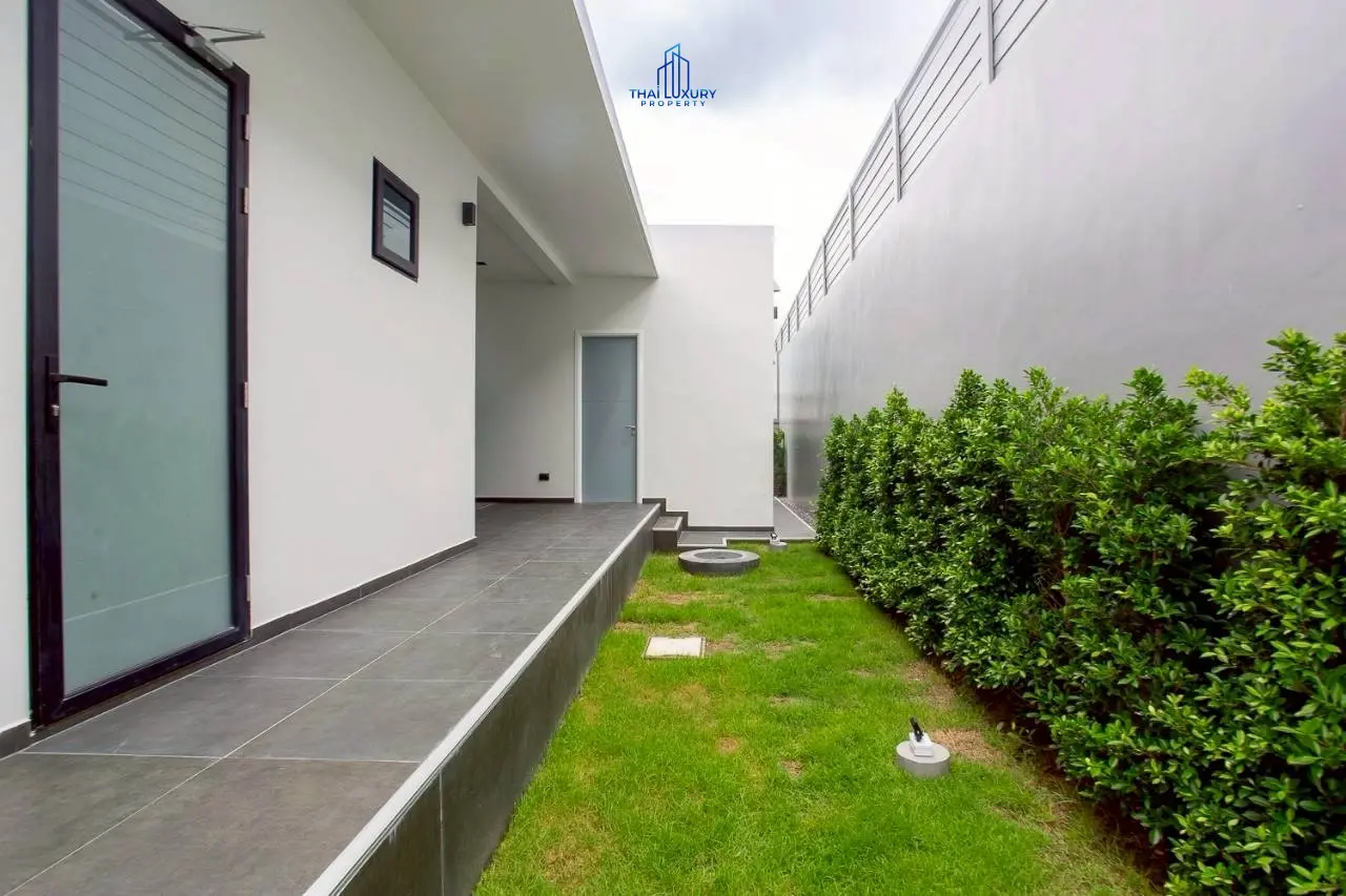 วิลล่าหรูสไตล์โมเดิร์น 3 ห้องนอน พร้อมสระว่ายน้ำ ที่ Sivana Hills Villas หัวหิน สำหรับเช่า