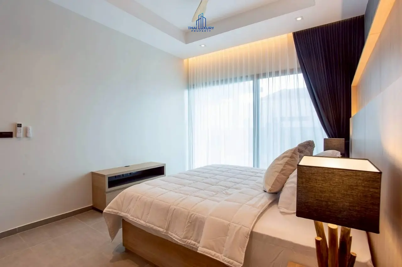 วิลล่าหรูสไตล์โมเดิร์น 3 ห้องนอน พร้อมสระว่ายน้ำ ที่ Sivana Hills Villas หัวหิน สำหรับเช่า