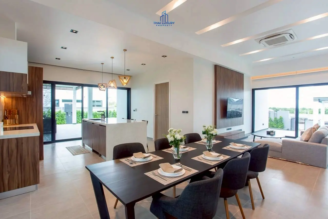 วิลล่าหรูสไตล์โมเดิร์น 3 ห้องนอน พร้อมสระว่ายน้ำ ที่ Sivana Hills Villas หัวหิน สำหรับเช่า