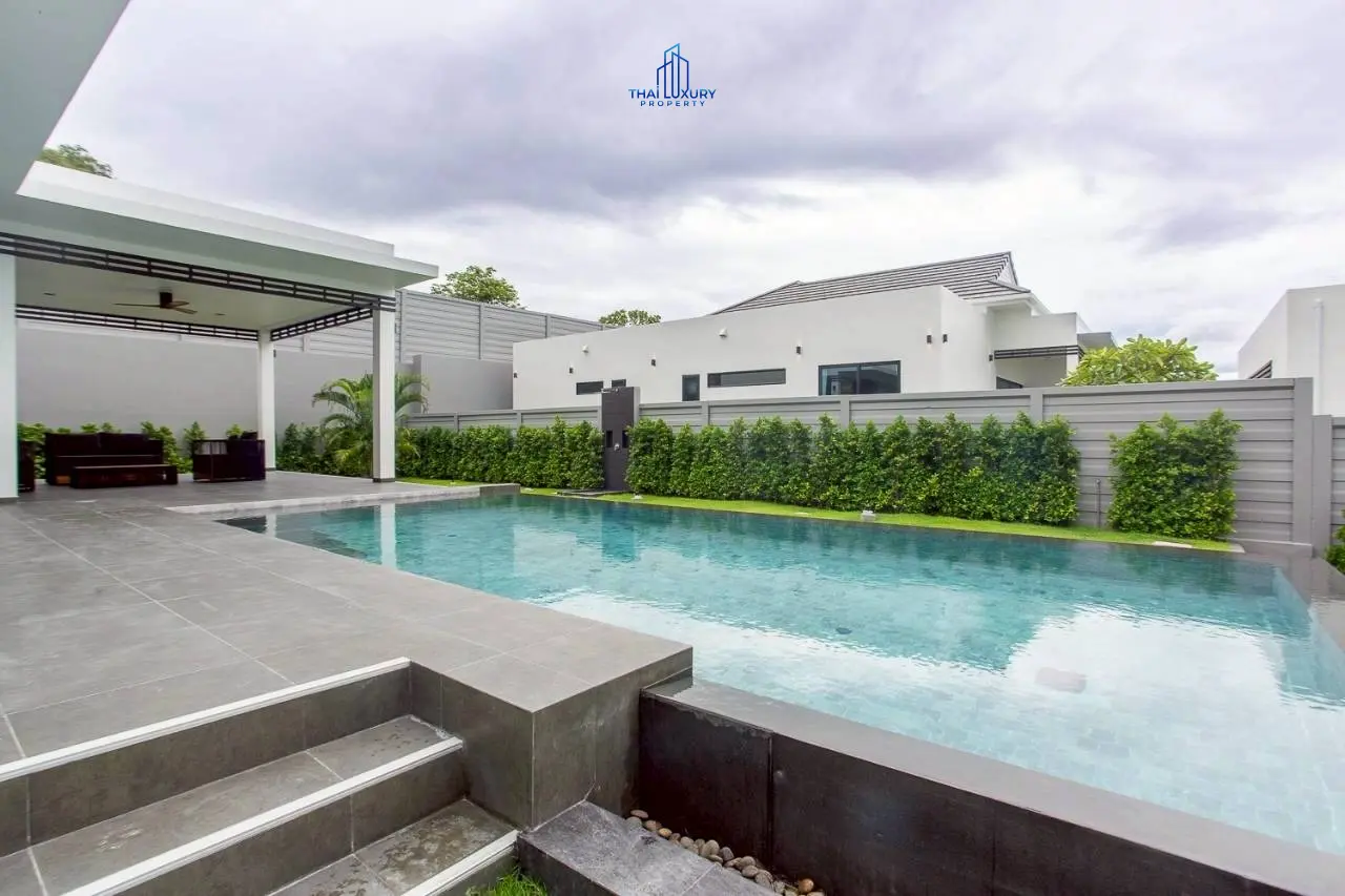 วิลล่าหรูสไตล์โมเดิร์น 3 ห้องนอน พร้อมสระว่ายน้ำ ที่ Sivana Hills Villas หัวหิน สำหรับเช่า