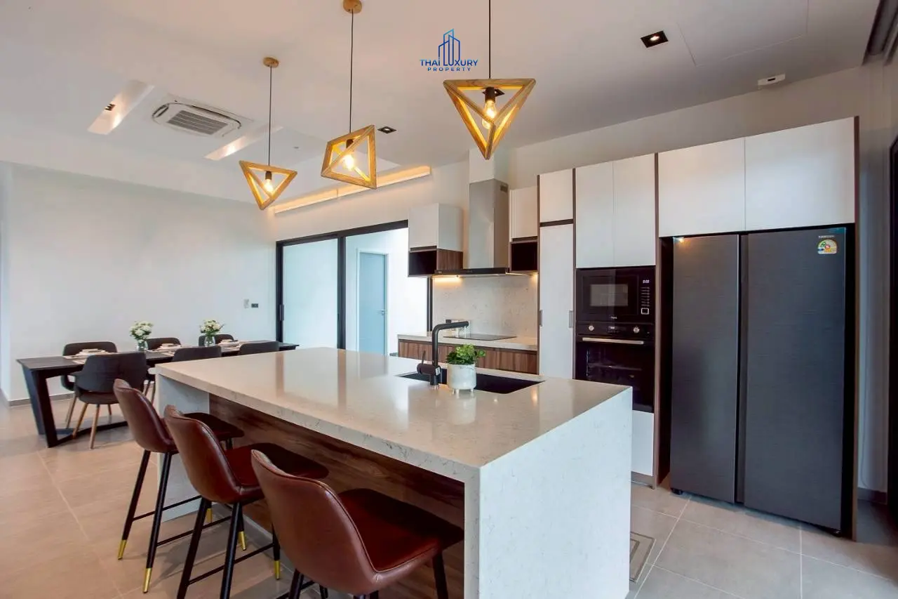 วิลล่าหรูสไตล์โมเดิร์น 3 ห้องนอน พร้อมสระว่ายน้ำ ที่ Sivana Hills Villas หัวหิน สำหรับเช่า