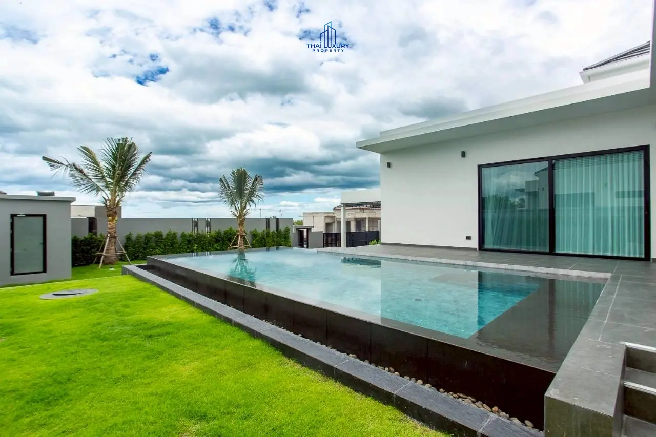 วิลล่าหรูสไตล์โมเดิร์น 3 ห้องนอน พร้อมสระว่ายน้ำ ที่ Sivana Hills Villas หัวหิน สำหรับเช่า