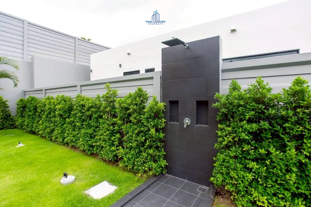 วิลล่าหรูสไตล์โมเดิร์น 3 ห้องนอน พร้อมสระว่ายน้ำ ที่ Sivana Hills Villas หัวหิน สำหรับเช่า