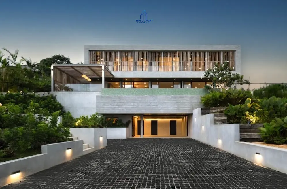 วิลล่าหรู 2 ชั้น สไตล์โมเดิร์น 4 ห้องนอน พร้อมสระว่ายน้ำ ที่ Villa Gaia หัวหิน