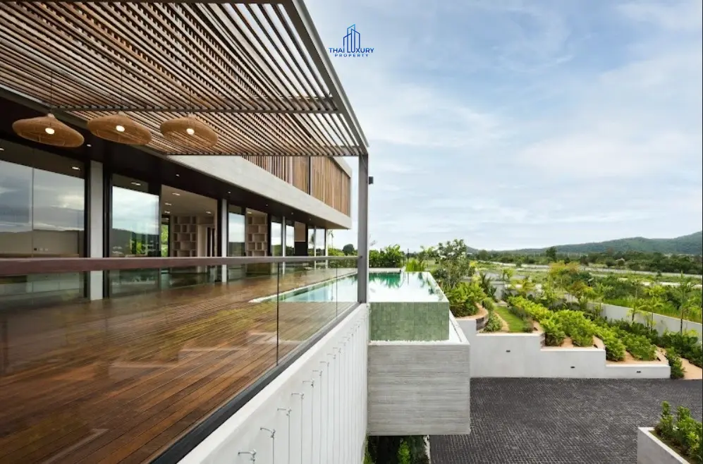 วิลล่าหรู 2 ชั้น สไตล์โมเดิร์น 4 ห้องนอน พร้อมสระว่ายน้ำ ที่ Villa Gaia หัวหิน