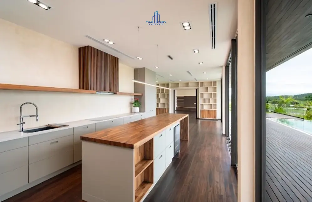 วิลล่าหรู 2 ชั้น สไตล์โมเดิร์น 4 ห้องนอน พร้อมสระว่ายน้ำ ที่ Villa Gaia หัวหิน