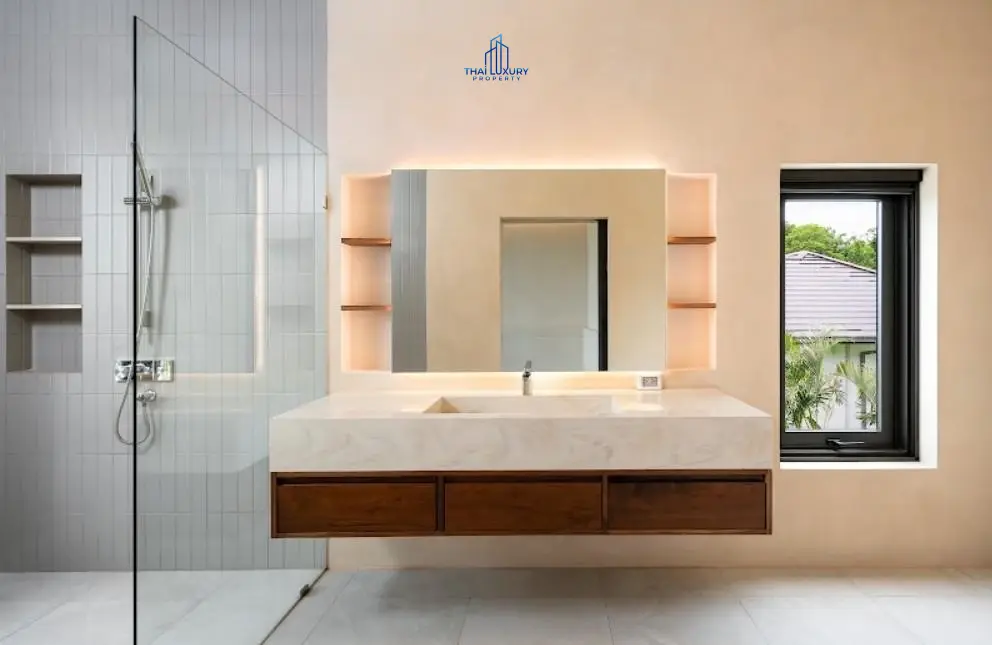 วิลล่าหรู 2 ชั้น สไตล์โมเดิร์น 4 ห้องนอน พร้อมสระว่ายน้ำ ที่ Villa Gaia หัวหิน