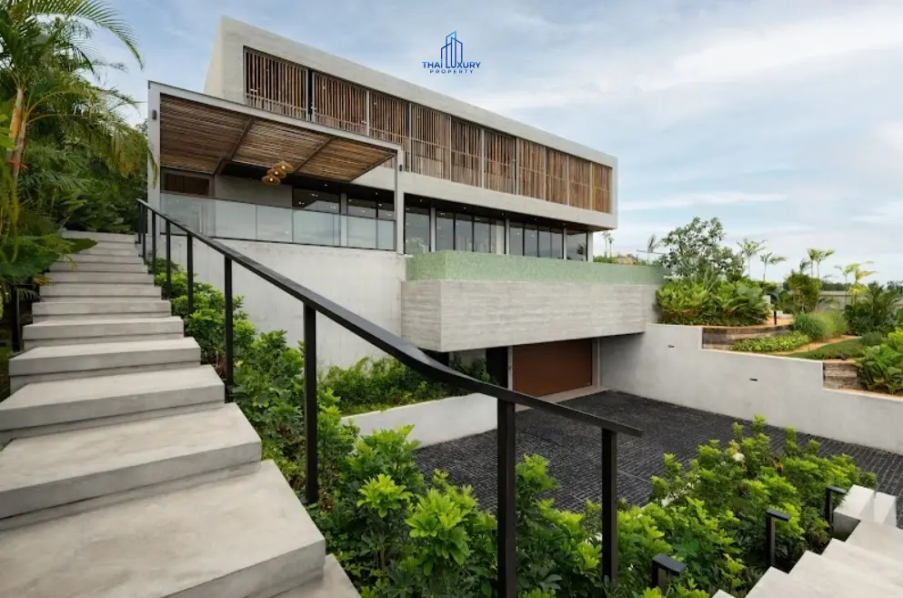 วิลล่าหรู 2 ชั้น สไตล์โมเดิร์น 4 ห้องนอน พร้อมสระว่ายน้ำ ที่ Villa Gaia หัวหิน