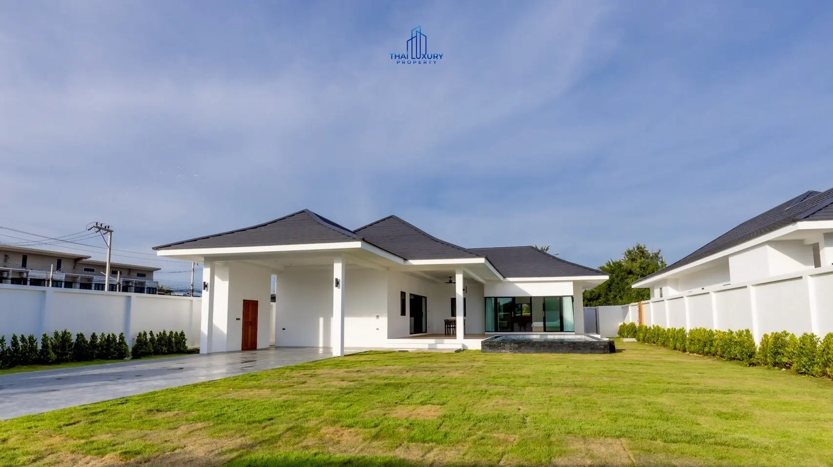 วิลล่าส่วนตัวสไตล์โมเดิร์น 3 ห้องนอน พร้อมสระว่ายน้ำ ที่หัวหิน ซอย 88