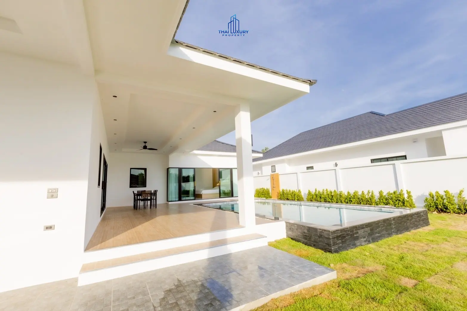 วิลล่าส่วนตัวสไตล์โมเดิร์น 3 ห้องนอน พร้อมสระว่ายน้ำ ที่หัวหิน ซอย 88