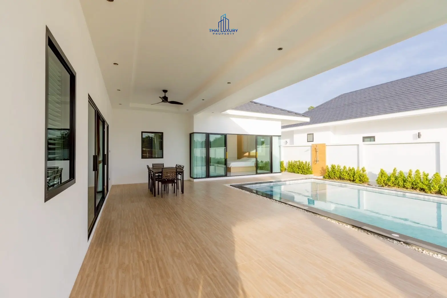 วิลล่าส่วนตัวสไตล์โมเดิร์น 3 ห้องนอน พร้อมสระว่ายน้ำ ที่หัวหิน ซอย 88
