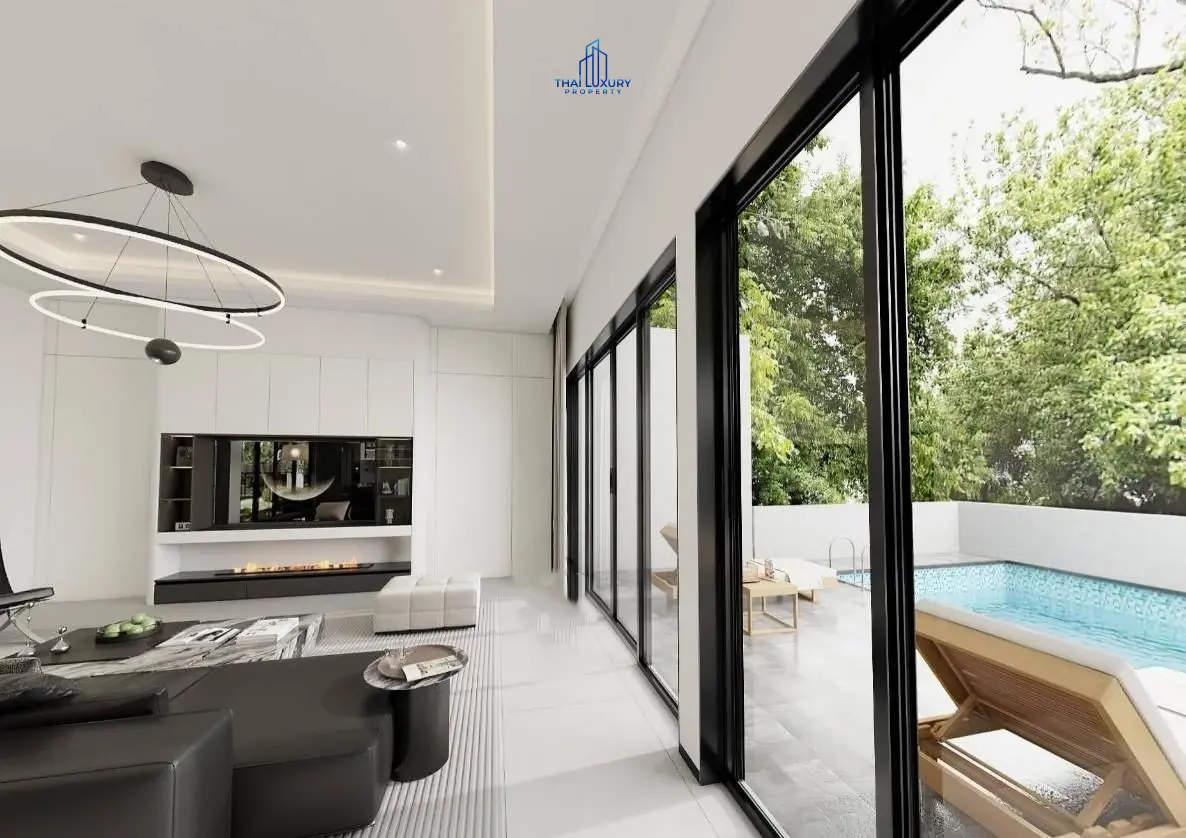วิลล่าสระว่ายน้ำ 3 ห้องนอนสุดหรู พร้อมวิวภูเขา ขายที่ HeavenPlus หัวหิน